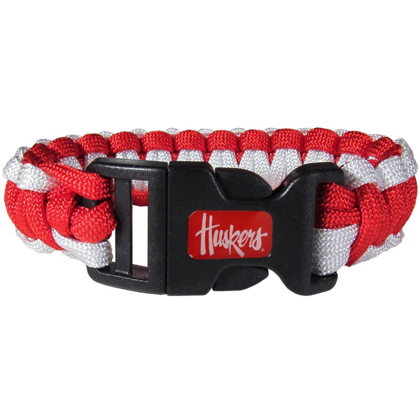 NCAA - Nebraska Cornhuskers Survivor Bracelet-Jewelry & Accessories,Bracelets,Survivor Bracelets,College Survivor Bracelets-JadeMoghul Inc.