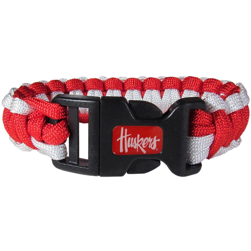 NCAA - Nebraska Cornhuskers Survivor Bracelet-Jewelry & Accessories,Bracelets,Survivor Bracelets,College Survivor Bracelets-JadeMoghul Inc.