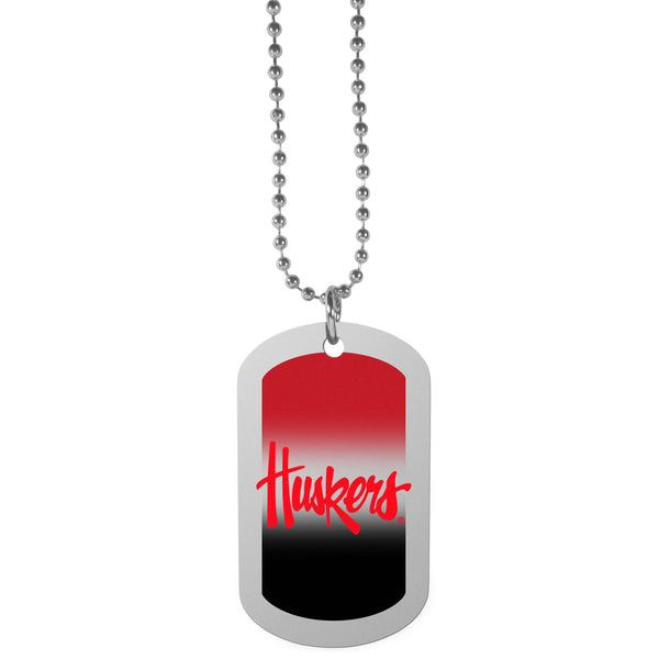 NCAA - Nebraska Cornhuskers Team Tag Necklace-missing-JadeMoghul Inc.