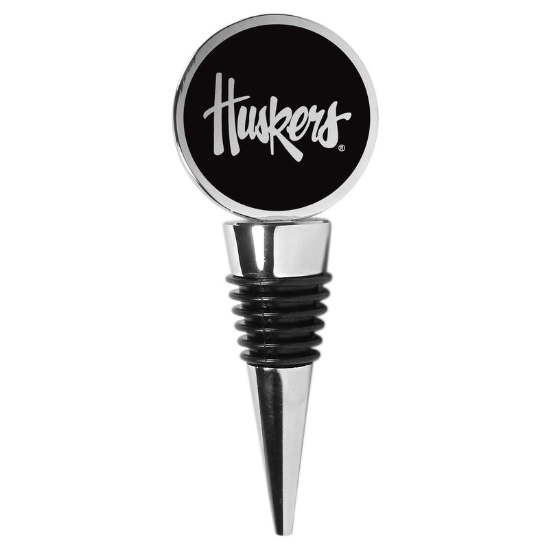 NCAA - Nebraska Cornhuskers Wine Stopper-Tailgating & BBQ Accessories,Wine Accessories,Wine Stopper,College Wine Stopper-JadeMoghul Inc.