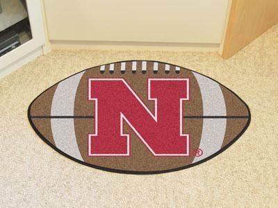 Modern Rugs NCAA Nebraska Football Ball Rug 20.5"x32.5"