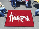 Grill Mat NCAA Nebraska Huskers Tailgater Rug 5'x6'