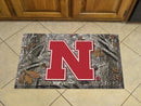 Custom Welcome Mats NCAA Nebraska Scraper Mat 19"x30" Camo