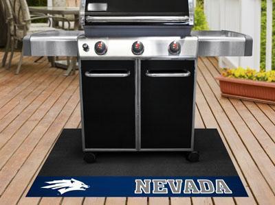 BBQ Grill Mat NCAA Nevada Grill Tailgate Mat 26"x42"