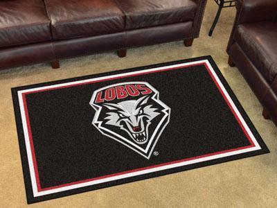 4x6 Rug NCAA New Mexico 4'x6' Plush Rug