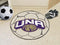 Round Indoor Outdoor Rugs NCAA North Alabama Soccer Ball 27" diameter