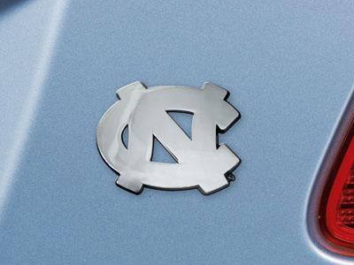 Custom Door Mats NCAA North Carolina Auto Emblem 2.6"x3.2"