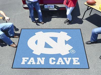 BBQ Accessories NCAA North Carolina Fan Cave Tailgater Rug 5'x6'