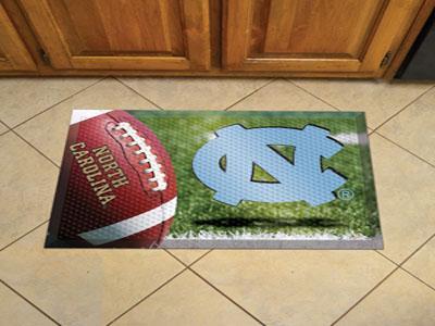 Welcome Mat NCAA North Carolina Scraper Mat 19"x30" Ball