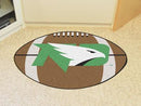 Cheap Rugs For Sale NCAA North Dakota Football Ball Rug 20.5"x32.5"