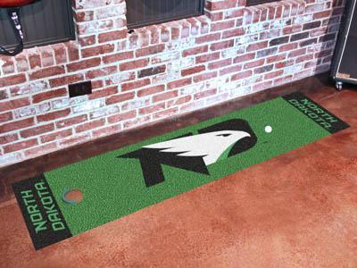 Long Runner Rugs NCAA North Dakota Putting Green Runner 18"x72" Golf Accessories