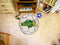 Round Indoor Outdoor Rugs NCAA North Dakota State Soccer Ball 27" diameter