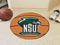 Round Rugs NCAA Northeastern State Basketball Mat 27" diameter
