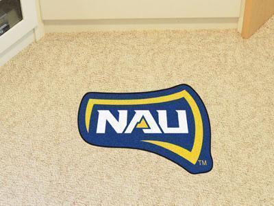 Custom Logo Rugs NCAA Northern Arizona Mascot Custom Shape Mat