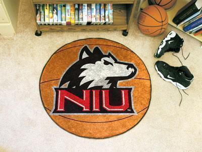 Round Area Rugs NCAA Northern Illinois Basketball Mat 27" diameter