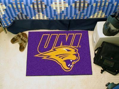 Indoor Outdoor Rugs NCAA Northern Iowa Starter Rug 19"x30"