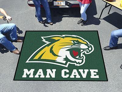 BBQ Grill Mat NCAA Northern Michigan Man Cave Tailgater Rug 5'x6'