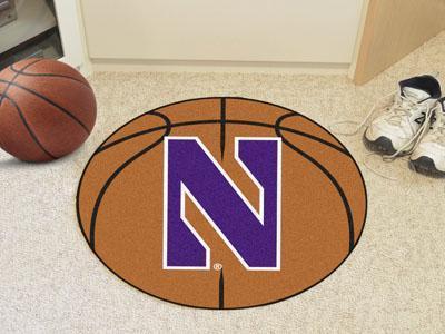 Round Rugs For Sale NCAA Northwestern Basketball Mat 27" diameter