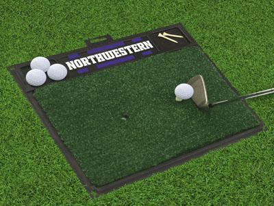Golf Accessories NCAA Northwestern Golf Hitting Mat 20" x 17"