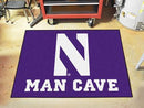 Mat Best NCAA Northwestern Man Cave All-Star Mat 33.75"x42.5"