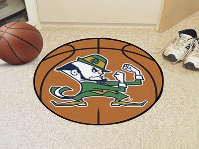 Round Rugs NCAA Notre Dame Basketball Mat 27" diameter