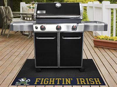 BBQ Store NCAA Notre Dame Grill Tailgate Mat 26"x42"