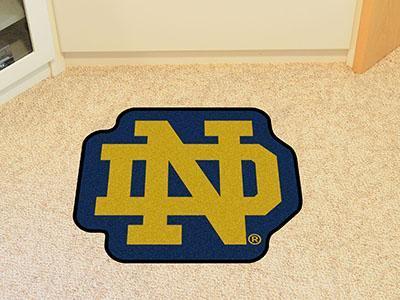Custom Door Mats NCAA Notre Dame Mascot Custom Shape Mat