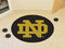 Round Rug in Living Room NCAA Notre Dame Puck Ball Mat 27" diameter