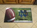 Welcome Mat NCAA Notre Dame Scraper Mat 19"x30" Ball