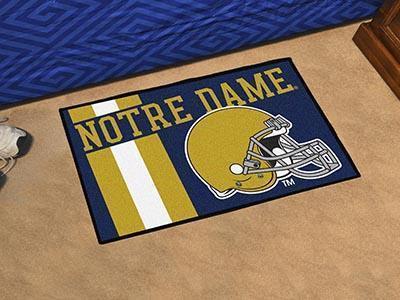 Outdoor Mat NCAA Notre Dame Uniform Starter Rug 19"x30"