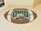 Modern Rugs NCAA Ohio Football Ball Rug 20.5"x32.5"