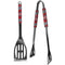 NCAA - Ohio St. Buckeyes 2 pc Steel BBQ Tool Set-Tailgating & BBQ Accessories,BBQ Tools,2 pc Steel Tool Set,College 2 pc Steel Tool Set-JadeMoghul Inc.