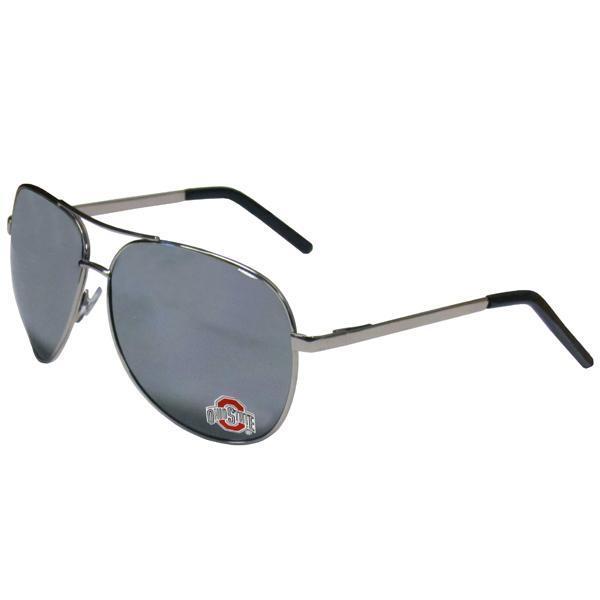 NCAA - Ohio St. Buckeyes Aviator Sunglasses-Sunglasses, Eyewear & Accessories,Sunglasses,Aviator Sunglasses,College Aviator Sunglasses-JadeMoghul Inc.