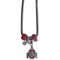 NCAA - Ohio St. Buckeyes Euro Bead Necklace-Jewelry & Accessories,Necklaces,Euro Bead Necklaces,College Euro Bead Necklaces-JadeMoghul Inc.