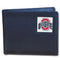 NCAA - Ohio St. Buckeyes Leather Bi-fold Wallet-Wallets & Checkbook Covers,Bi-fold Wallets,Window Box Packaging,College Bi-fold Wallets-JadeMoghul Inc.