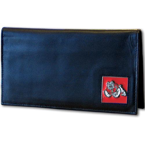 NCAA - Ohio St. Buckeyes Leather Checkbook Cover-Wallets & Checkbook Covers,Checkbook Covers,Checkbook Covers,Window Box Packaging,College Checkbook Covers-JadeMoghul Inc.