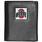 NCAA - Ohio St. Buckeyes Leather Tri-fold Wallet-Wallets & Checkbook Covers,Tri-fold Wallets,Tri-fold Wallets,College Tri-fold Wallets-JadeMoghul Inc.