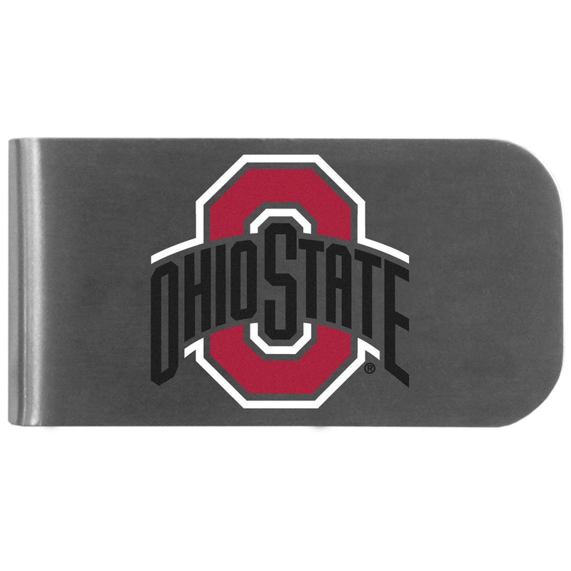 NCAA - Ohio St. Buckeyes Logo Bottle Opener Money Clip-Wallets & Checkbook Covers,College Wallets,Ohio St. Buckeyes Wallets-JadeMoghul Inc.