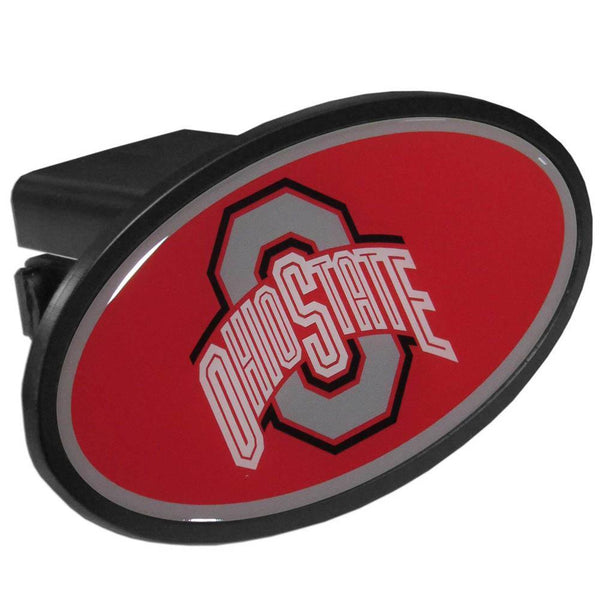 NCAA - Ohio St. Buckeyes Plastic Hitch Cover Class III-Automotive Accessories,Hitch Covers,Plastic Hitch Covers Class III,College Plastic Hitch Covers Class III-JadeMoghul Inc.