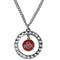NCAA - Ohio St. Buckeyes Rhinestone Hoop Necklace-Jewelry & Accessories,Necklaces,Rhinestone Hoop Necklaces,College Rhinestone Hoop Necklaces-JadeMoghul Inc.