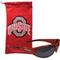 NCAA - Ohio St. Buckeyes Sunglass and Bag Set-Sunglasses, Eyewear & Accessories,Sunglass and Accessory Sets,Sunglass and Bag Sets,College Sunglass and Bag Sets-JadeMoghul Inc.