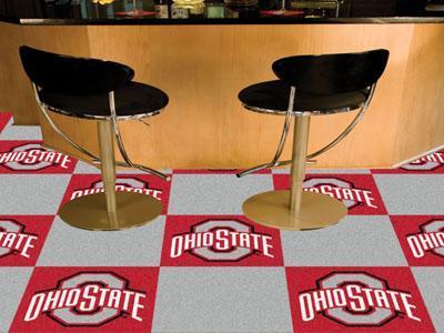 Cheap Carpet NCAA Ohio State 18"x18" Carpet Tiles