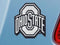 Logo Mats NCAA Ohio State Auto Emblem 3"x3.2"