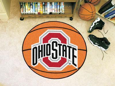 Round Rugs For Sale NCAA Ohio State Basketball Mat 27" diameter