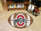 Round Rugs For Sale NCAA Ohio State Football Ball Rug 20.5"x32.5"