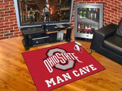 Door Mat NCAA Ohio State Man Cave All-Star Mat 33.75"x42.5"