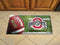Welcome Door Mat NCAA Ohio State Scraper Mat 19"x30" Ball