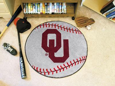 Round Rugs For Sale NCAA Oklahoma Baseball Mat 27" diameter