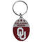 NCAA - Oklahoma Sooners Carved Metal Key Chain-Key Chains,Scultped Metal Key Chains,College Scultped Metal Key Chains-JadeMoghul Inc.