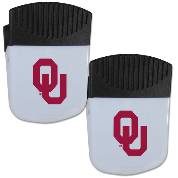 NCAA - Oklahoma Sooners Chip Clip Magnet with Bottle Opener, 2 pack-Other Cool Stuff,College Other Cool Stuff,Oklahoma Sooners Other Cool Stuff-JadeMoghul Inc.